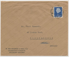 Firma envelop Hillegom 1954 - Kwekerij