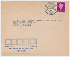 Firma envelop Heerlen 1947 - Electro - Radio