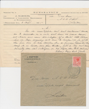 Envelop / Memorandum s Heerenhoek 1925 -Commissionair Aardappels