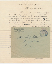 Envelop / Brief sHeer Arendskerke 1924 - Commissionair Aardappel