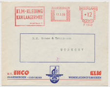 Firma envelop Haaksbergen 1958 - KLM kleding