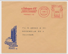 Firma envelop Haarlem 1963 - Kwekerij Zwanenburg
