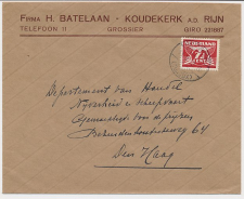 Firma envelop Koudekerk a.d. Rijn 1942 - Grossier 