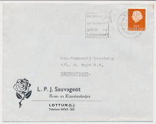 Firma envelop Lottum 1971 - Boom- en Rozenkwekerij
