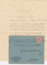 Envelop / Brief Leiden 1925 - Groentenhandel 