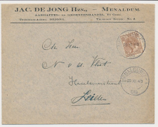 Firma envelop Menaldum 1919 - Aardappel- Groentenhandel