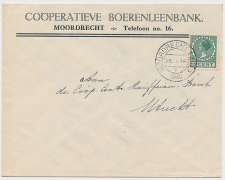 Envelop Moordrecht 1940 - Cooperatieve Boerenleenbank