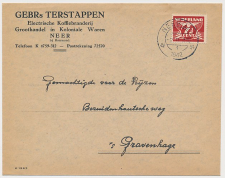 Firma envelop Neer 1942 - Electrische Koffiebranderij