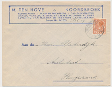 Firma envelop Noordbroek 1937 - Koperslagerij etc.