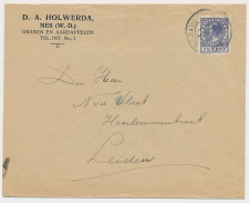 Firma envelop Nes West Dongeradeel 1921 - Granen - Aardappelen