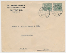 Firma envelop Oeffelt 1934 - Rozenkweekerijen