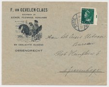 Firma envelop Ossendrecht / Putte 1940 - Eieren - Pluimvee