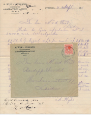 Envelop / Brief Ovezand 1925 - Aardappelen - Fruit