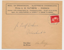 Firma envelop Rhenen 1945 - Graanmalerij - Meel- en Graanhandel