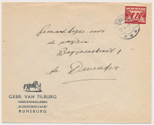 Firma envelop Rijnsburg 1943 - Hengstenhouders Kloosterschuur