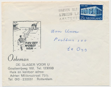 Envelop Rotterdam 1969 - Worst van Ooteman - Sparta Voetballer