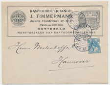 Firma envelop Rotterdam 1910 - Kantoorboekhandel