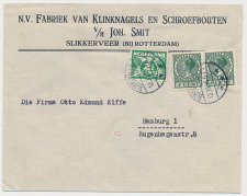 Firma envelop Slikkerveer 1936 - Klinknagels - Schroefbouten    