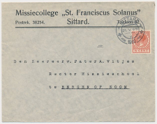 Envelop Sittard 1930 - Missiecollege St. Franciscus Solanus