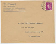 Firma envelop St. Philipsland 1947 - Hotel De Druiventros       