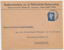Envelop Scheveningen 1948 - Reedersvereeniging Haringvisscherij