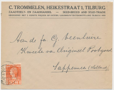 Firma envelop Tilburg 1924 - Zaadteelt - Zaadhandel