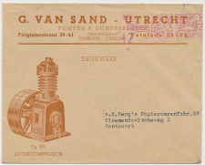 Firma envelop Utrecht 1947 - Luchtcompressor