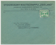 Firma envelop Vlissingen 1939 - Stoomvaart Maatschappij Zeeland