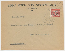 Firma envelop Rhenen 1941 - Gebrs. van Voorthuysen 