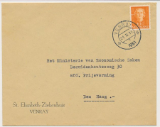Envelop Venray 1951 - St. Elisabeth Ziekenhuis