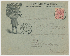 Firma envelop Wemeldinge 1900 - Bloemenmeisje - Boomkweeker