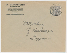 Firma envelop Winschoten 1924 - Nieuwsblad De Oldambster