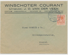 Firma envelop Winschoten 1933 - Winschoter Courant