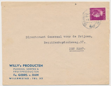 Firma envelop Willemstad 1947 - Pudding - Soepen - Fruit
