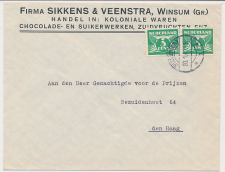 Firma envelop Winsum 1942 - Chocolade - Suikerwerken etc.