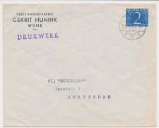 Firma envelop Wijhe 1953 - Vleeswarenfabriek