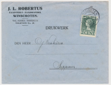 Firma envelop Winschoten 1924 - Zaadteelt - Zaadhandel