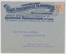 Firma envelop Winterswijk 1920 - Haarfabriek - Paardenhaar