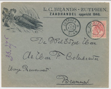 Firma envelop Zutphen 1902 - Zaadhandel - Wortels