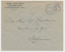 Firma envelop Zevenbergschenhoek 1922 - Vlasfabrikanten
