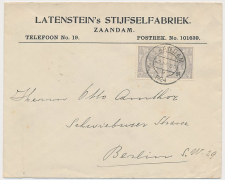 Firma envelop Zaandam 1924 - Stijfselfabriek
