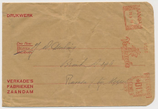 Firma envelop Zaandam 1935 - Verkade Fabrieken