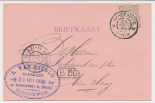 Firma briefkaart Harderwijk 1898 - Commissionair in Effecten