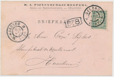 Firma briefkaart Geldrop 1900 - Koek- en Banketbakkerij