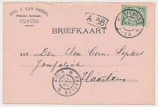 Firma briefkaart Tilburg 1904 - Patissier - Cuisinier