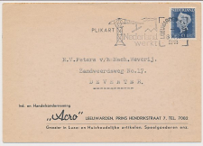 Firma briefkaart Leeuwarden 1948 - Huishoudelijke Artikelen 