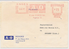 Firma briefkaart Assen 1967 - A & O - Kruidenier