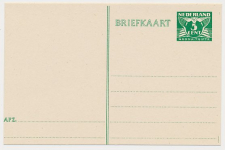 Briefkaart G. 277 e - Roomwit Ruw papier 