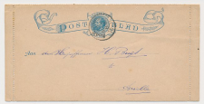 Postblad G. 1 Middelburg - Brielle 1888