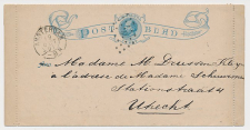 Postblad G. 1 Amsterdam - Utrecht 1891
